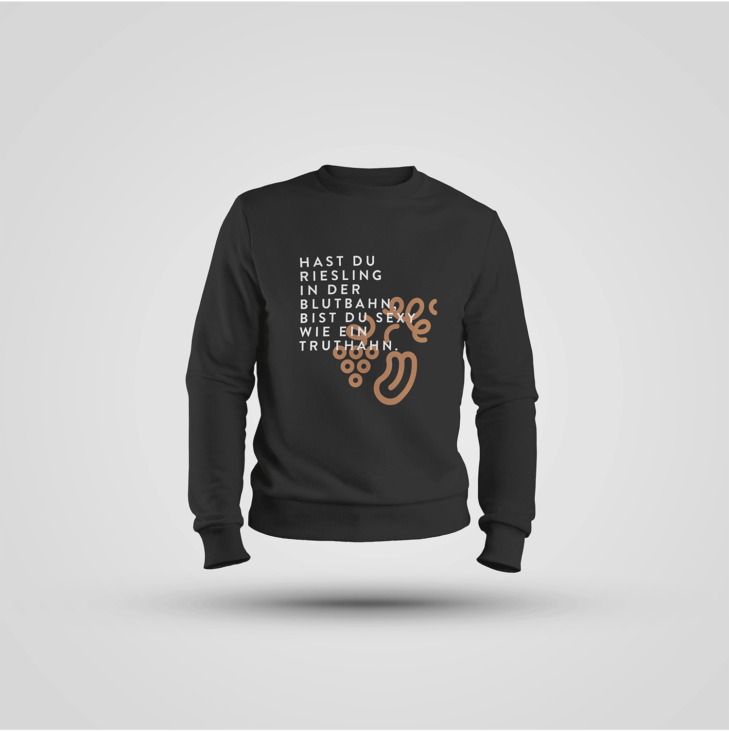 Animation verschiedner T-Shirts und Longsleeves mit dem Logo des Weinguts Kern.